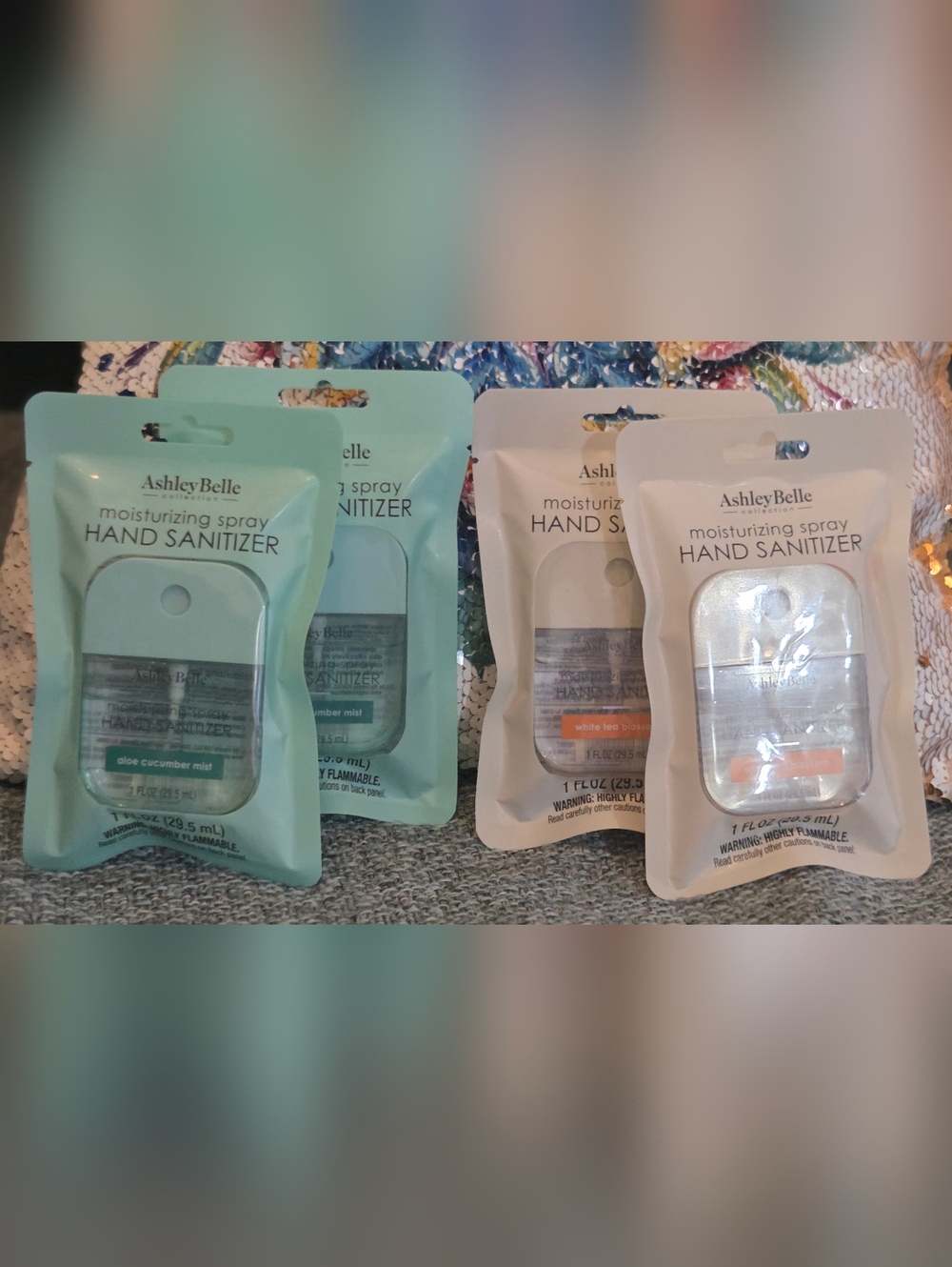 Ashley Belle Hand Sanitizer Moisturizing Spray - 4 Pack
